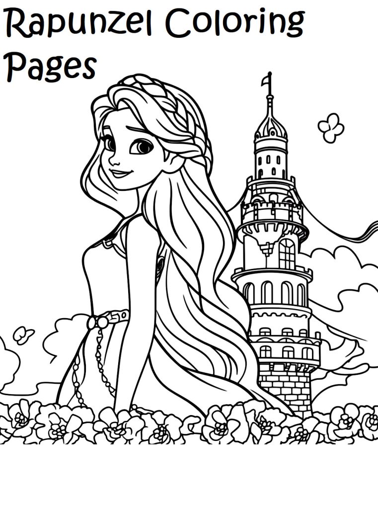 Rapunzel-coloring-pages