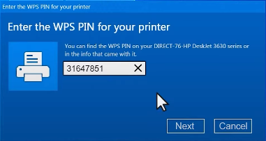 HP Printer's WPS 