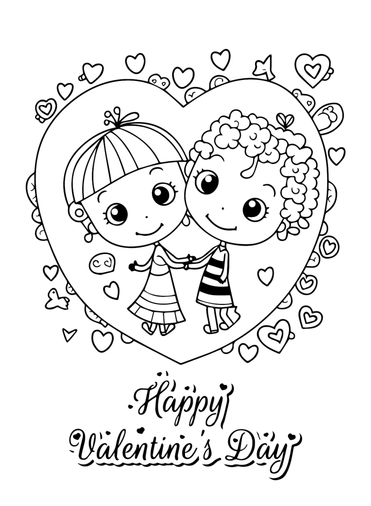 Valentines Day Coloring Pages
